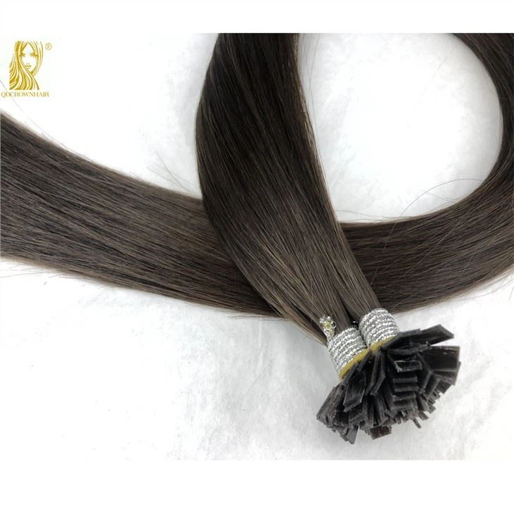 Plat tip hair extensions